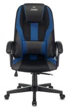Офисная мебель Zombie 9 BLUE (Game chair 9 black/blue textile/eco.leather cross plastic) – фото 2