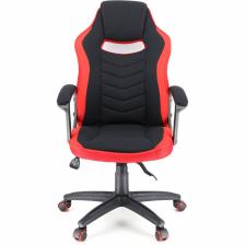 Игровое кресло EVERPROF Stels T Red, ткань, цвет черный/красный – фото 1