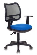 Офисная мебель Бюрократ CH-797AXSN/26-21 (Office chair Ch-797AXSN black seatblue 26-21 mesh/fabric cross plastic)