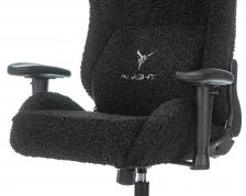 Офисная мебель T1 BLACK (Game chair Knight T1 black ecomech headrest cross metal) – фото 1