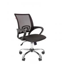 Кресло офисное Easy Chair 304 черное (сетка/ткань, металл)