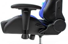 Офисная мебель Zombie VIKING 5 AERO BLUE (Game chair VIKING 5 AERO black/blue eco.leather headrest cross plastic) – фото 2