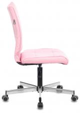 Офисная мебель Бюрократ CH-330M/LPINK (Office chair CH-330M l.pink Diamond 357 eco.leather cross metal) – фото 2