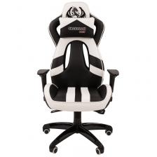 Кресло игровое Chairman Game 25 белое/черное (искусственная кожа, пластик) – фото 1