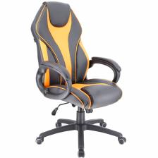 Игровое кресло EVERPROF Wing TM Orange, экокожа, цвет черный/оранжевый