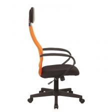 Кресло для руководителя Easy Chair 655 TTW оранжевое/черное (искусственная кожа/сетка/ткань, пластик) – фото 1
