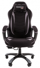 Кресло Chairman Game 28 ткань черн./серый