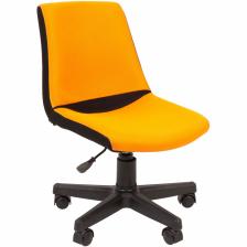 Детское компьютерное кресло CHAIRMAN KIDS 115 TW черный/оранжевый, ткань