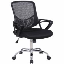Компьютерное кресло BRABIX Next MG-318, хром, сетка/ткань, черное