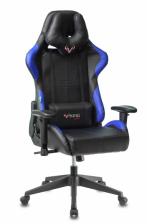 Офисная мебель Zombie VIKING 5 AERO BLUE (Game chair VIKING 5 AERO black/blue eco.leather headrest cross plastic)