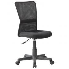 Кресло оператора Helmi HL-M06 Compact, ткань, спинка сетка черная/сиденье TW черная, без подлокотников