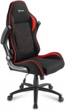 Игровое кресло Sharkoon Elbrus 1 Черно-красное – фото 3