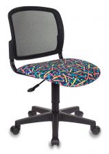 Офисная мебель Бюрократ CH-296/PENCIL-BL (Children chair CH-296NX black pencils cross plastic)