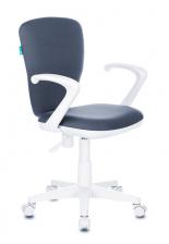 Офисная мебель Бюрократ KD-W10AXSN/26-25 (Children chair KD-W10AXSN grey 26-25 cross plastic plastik белый)
