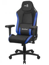 Компьютерное кресло AeroCool Crown Leatherette Black Blue