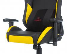 Офисная мебель Zombie HERO CYBERZONE PRO (Game chair HERO CYBERZONE PRO black/yellow eco.leather headrest cross plastic) – фото 2