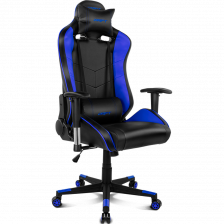 Кресло для геймера DRIFT DR85 PU Leather / black/blue