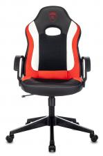 Офисная мебель Zombie 11 RED (Game chair 11 black/red textile/eco.leather cross plastic) – фото 1