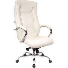Кресло для руководителя EVERPROF King M PU Cream, экокожа, цвет кремовый