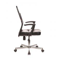 Кресло офисное Easy Chair 225 черное (искусственная кожа/сетка, металл) – фото 2