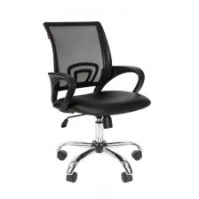 Кресло офисное Easy Chair 304 TPU черное (искусственная кожа/сетка, металл)