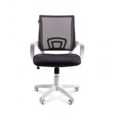Кресло офисное Chairman 696 серое (сетка/ткань, пластик) – фото 1