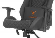 Офисная мебель OUTRIDER B (Game chair Knight Outrider black rombus eco.leather headrest cross metal) – фото 1