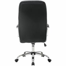 Кресло для руководителя BRABIX Stark EX-547, хром, экокожа, черное – фото 4