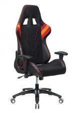 Кресло игровое Бюрократ VIKING 4 AERO RED две подушки черный/красный искусст.кожа/ткань – фото 1