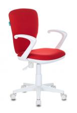Офисная мебель Бюрократ KD-W10AXSN/26-22 (Children chair KD-W10AXSN red 26-22 cross plastic plastik белый)