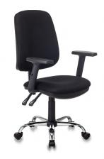 Офисная мебель Бюрократ T-620SL/BLACK (Office chair T-620SL black TW-11 cross metal хром)