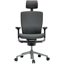 Кресло офисное Schairs Aeon-Р01S серое (ткань, алюминий матовый) – фото 1