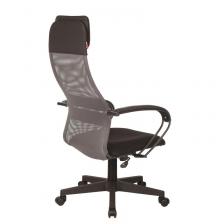 Кресло для руководителя Easy Chair 655 TTW серое/черное (искусственная кожа/сетка/ткань, пластик) – фото 2