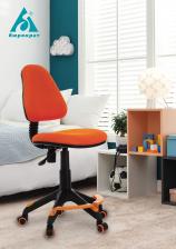 Офисная мебель Бюрократ KD-4-F/TW-55 (Children chair KD-4-F blue TW-55 cross plastic footrest) – фото 3