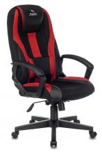 Офисная мебель Zombie 9 RED (Game chair 9 black/red textile/eco.leather cross plastic)