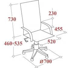 Кресло для руководителя Easy Chair 578 TC черное (сетка/ткань, пластик) – фото 1