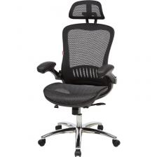 Кресло для руководителя Easy Chair 552 TTW черное (сетка, металл)