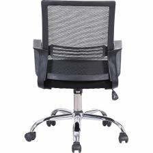 Компьютерное кресло BRABIX Daily MG-317, хром, сетка/ткань, черное – фото 3