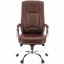 Кресло для руководителя EVERPROF King M PU Brown, экокожа, цвет коричневый – фото 1