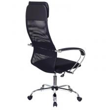 Кресло для руководителя Easy Chair 655/SL/BL TTW черное (искусственная кожа/сетка/ткань, металл) – фото 3