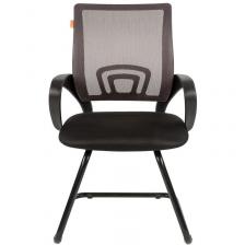 Конференц-кресло Chairman 696 V серое/черное (сетка/ткань, металл черный) – фото 1