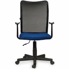 Компьютерное кресло BRABIX Spring MG-307, сетка/ткань, черное/синее – фото 1