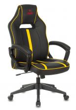 Офисная мебель Zombie VIKING A3 YEL (Game chair A3 black/yellow eco.leather cross plastic)