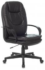 Офисная мебель Бюрократ CH-868LT/#B (Office chair CH-868LT black eco.leather cross plastic)