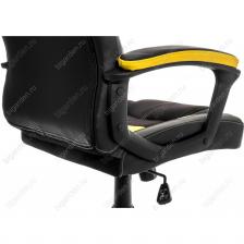 Компьютерное кресло BENS серое/черное/желтое – фото 2