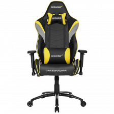 Кресло для геймера AKRacing OVERTURE черно-желтое – фото 1