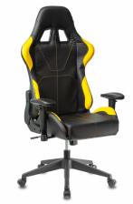 Офисная мебель Zombie VIKING 5 AERO YELLOW (Game chair VIKING 5 AERO black/yellow eco.leather headrest cross plastic) – фото 3