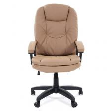 Кресло для руководителя Chairman 668 LT бежевое (экокожа, пластик) – фото 1