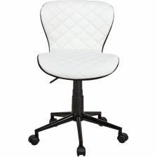 Эколайн Компьютерное кресло Бренд WX-970, экокожа, цвет белый/черный – фото 1