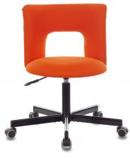 Офисная мебель Бюрократ KF-1M/ORANGE (Office chair KF-1M orange 26-29-1 cross metal черный) – фото 1